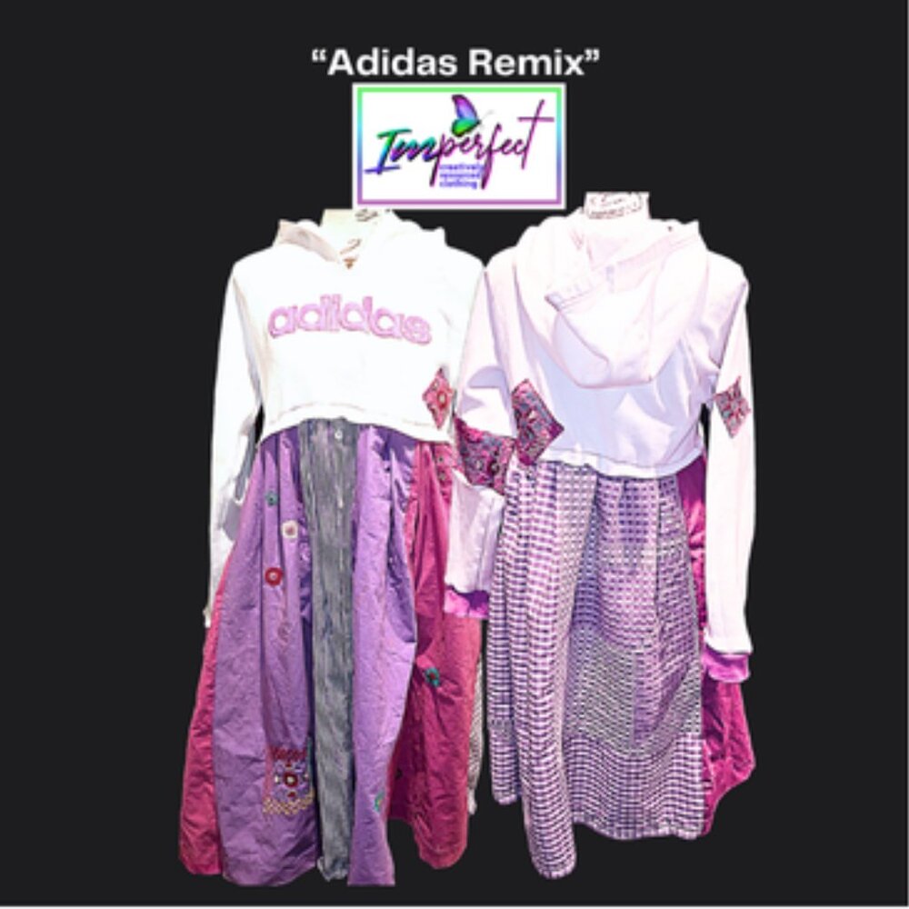 Upcycled Adidas hoodie